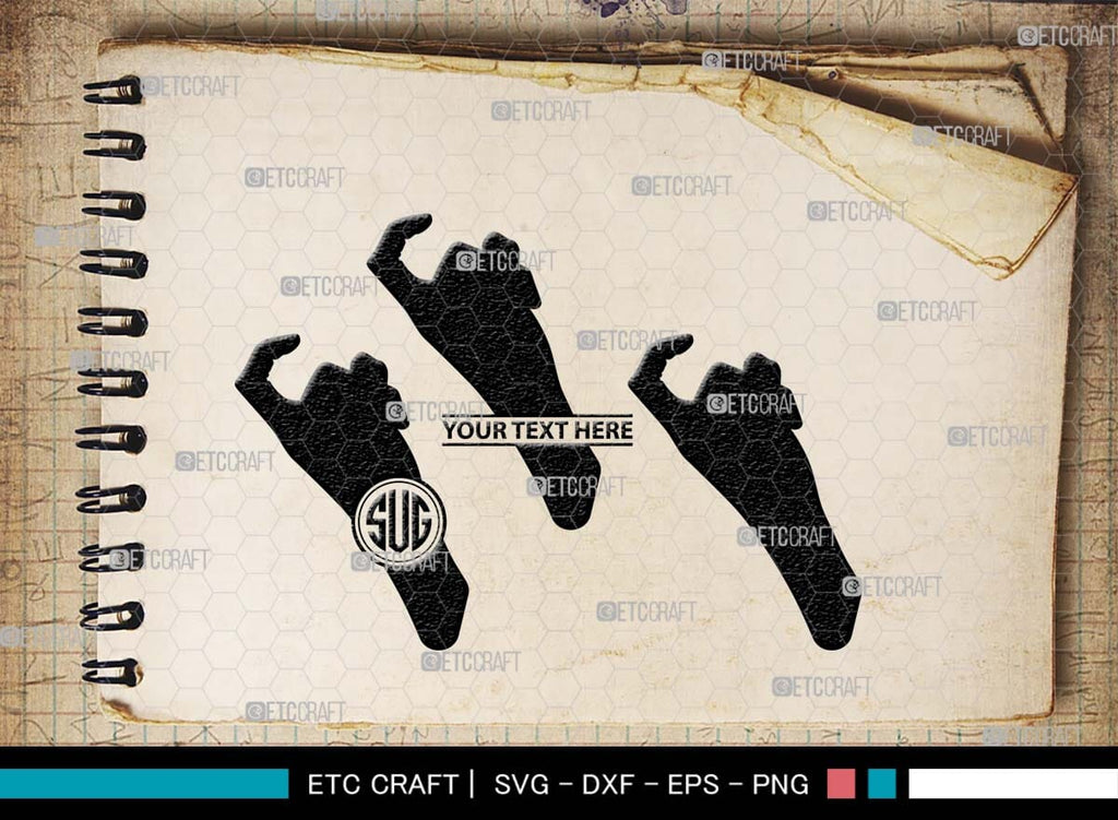 Hand Sign SVG Bundle, Hand Sign Silhouette, Ok Sign Svg, Peace Hand ...