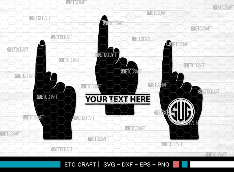 Hand Sign SVG Bundle, Hand Sign Silhouette, Ok Sign Svg, Peace Hand ...