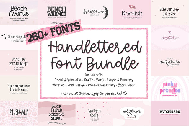 Handlettered Font Bundle Volume 2 Font Beck McCormick 