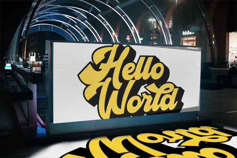 Handlock Font ahweproject 