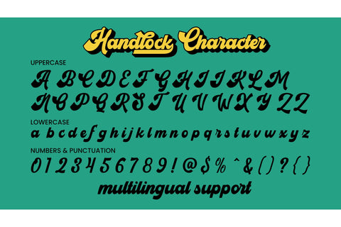 Handlock Font ahweproject 