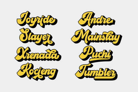 Handlock Font ahweproject 