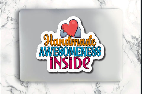 Handmade awesomeness Sticker Design Sublimation Regulrcrative 