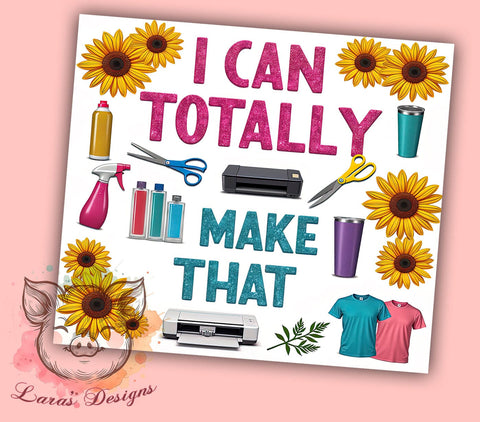 Handmade Entrepreneur Crafting Tumbler, 20oz Sublimation Design, DIY Tumbler Gift, Handmade Tumbler, Entrepreneur Tumbler, Motivational Tumbler Wrap Sublimation Lara' s Designs 