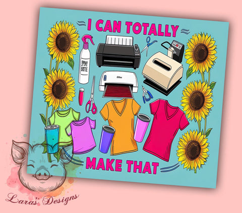 Handmade Entrepreneur Crafting Tumbler, 20oz Sublimation Design, DIY Tumbler Gift, Handmade Tumbler, Entrepreneur Tumbler, Motivational Tumbler Wrap Sublimation Lara' s Designs 