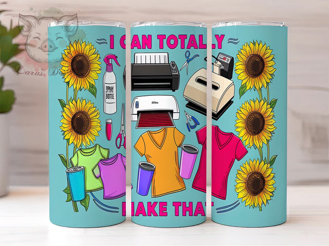 Handmade Entrepreneur Crafting Tumbler, 20oz Sublimation Design, DIY Tumbler Gift, Handmade Tumbler, Entrepreneur Tumbler, Motivational Tumbler Wrap Sublimation Lara' s Designs 
