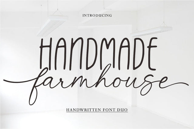 Handmade Farmhouse Font Studio Rhd Store 