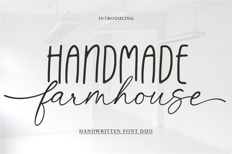 Handmade Farmhouse Font Studio Rhd Store 