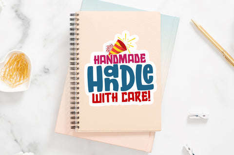 Handmade handle Sticker Design Sublimation Regulrcrative 