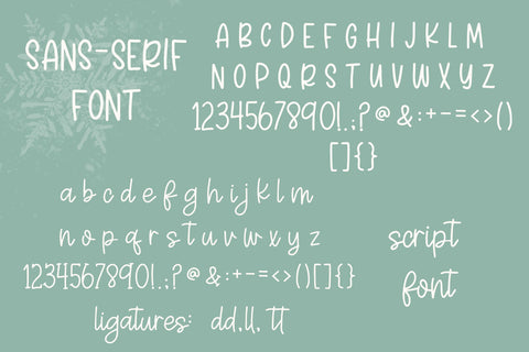 Handmade Holidays Font Trio, Cute Holiday Handwritten Fonts for Cricut Font Designing Digitals 