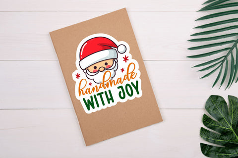 Handmade with joy Stickers Design Sublimation Regulrcrative 
