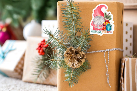 Handmade with love Sticker Design Sublimation Regulrcrative 