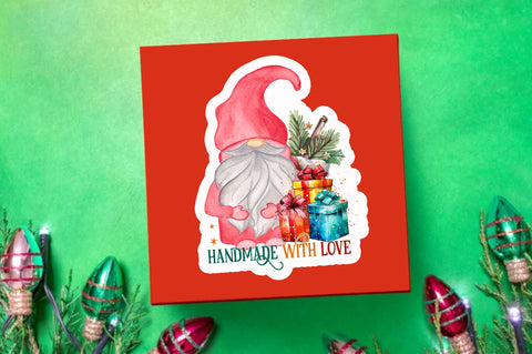 Handmade with love Sticker Design Sublimation Regulrcrative 