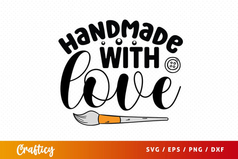 Handmade with love T shirt SVG Design SVG Designangry 