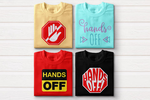Hands Off SVG Set SVG Designed by Geeks 