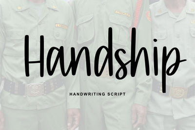 Handship Font Abo Daniel Studio 