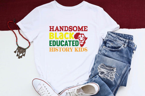 Handsome Black Educated History Kids SVG Angelina750 