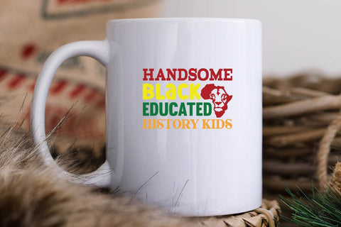 Handsome Black Educated History Kids SVG Angelina750 