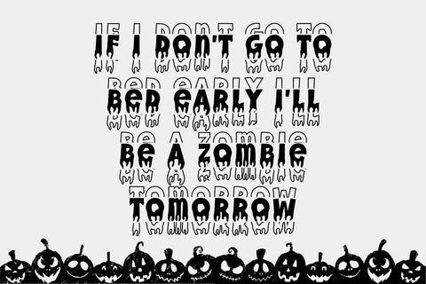 Handwriting Blood Stacked Font Dm Letter Studio 