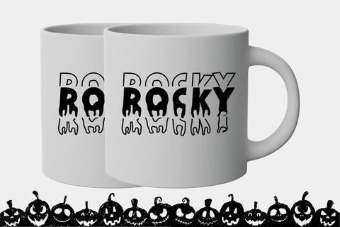 Handwriting Blood Stacked Font Dm Letter Studio 