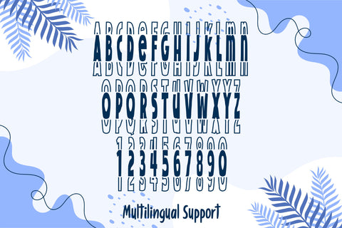 Handwriting Condense Stacked Font Dm Letter Studio 