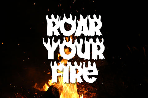 Handwriting Fire Font Dm Letter Studio 