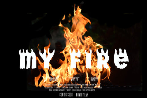 Handwriting Fire Font Dm Letter Studio 