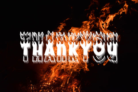 Handwriting Fire Stacked Font Dm Letter Studio 