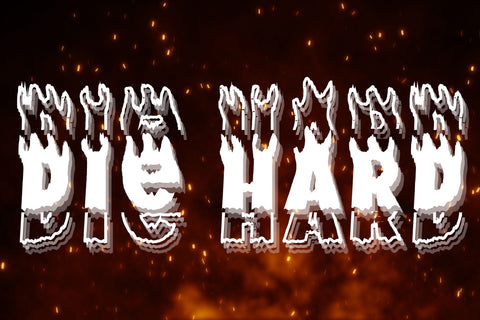 Handwriting Fire Stacked Font Dm Letter Studio 