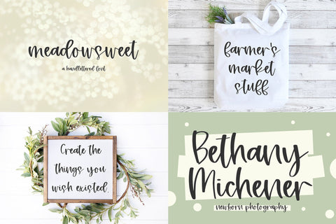 Handwriting Font Mini Bundle Font Beck McCormick 