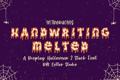 Handwriting Melted Font Dm Letter Studio 
