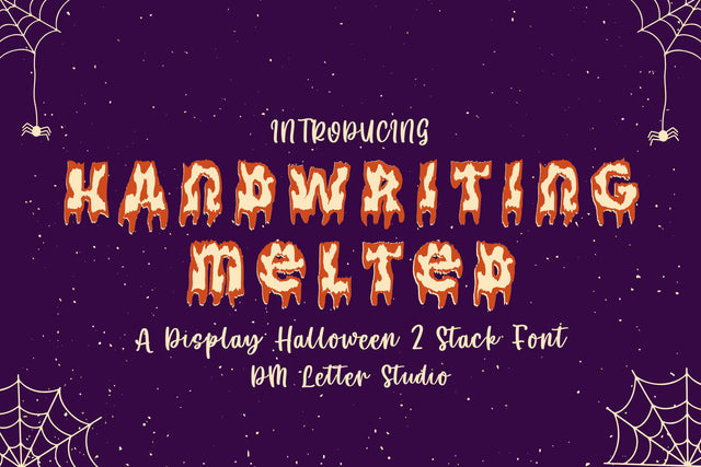 Handwriting Melted Font Dm Letter Studio 