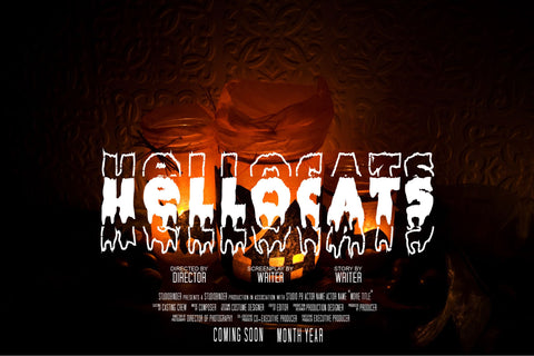 Handwriting Melted Stacked Font Dm Letter Studio 