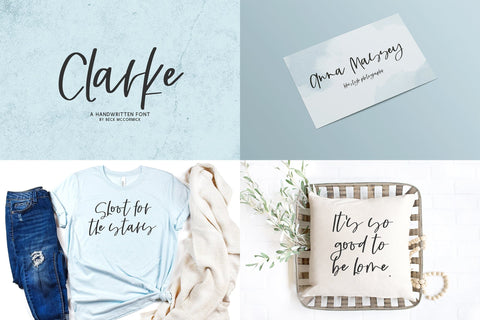 Handwriting Script Font Mini Bundle Font Beck McCormick 