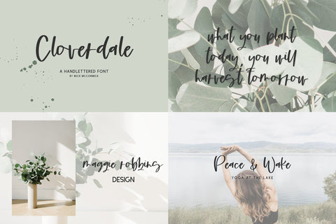 Handwriting Script Font Mini Bundle Font Beck McCormick 