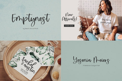 Handwriting Script Font Mini Bundle Font Beck McCormick 