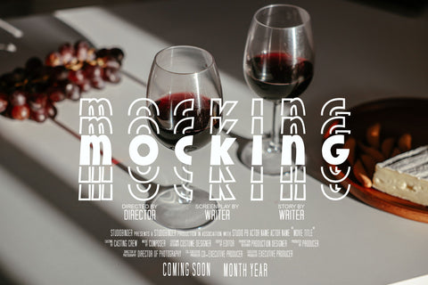 Handwriting Stacked Font Dm Letter Studio 