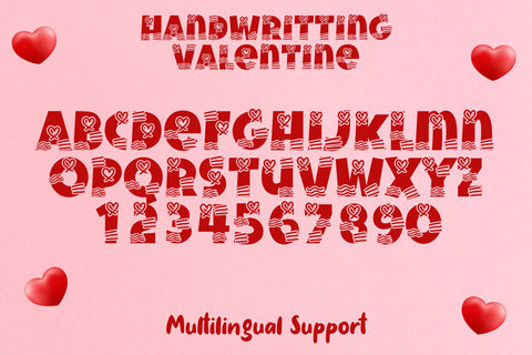 Handwriting Valentine Font Dm Letter Studio 