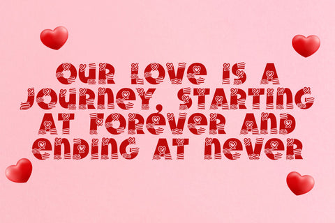 Handwriting Valentine Font Dm Letter Studio 