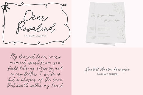 Handwritten Script Font Mini Bundle Font Beck McCormick 