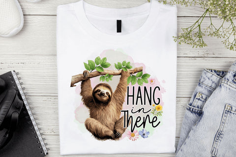 Hang In There Sublimation Design Sublimation Regulrcrative 