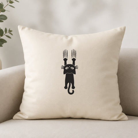 Hanging Black Cat Embroidery Design – Funny Climbing Cat Machine Embroidery File, Cat Scratch Design, Cute Kitty Embroidery Embroidery/Applique DESIGNS PatternFeed8 
