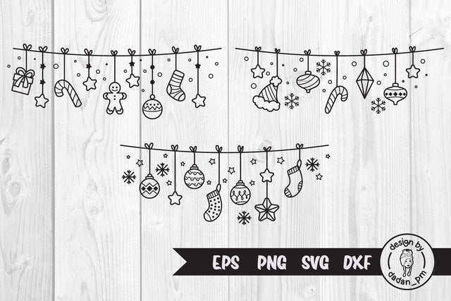Hanging christmas svg, Christmas toys deciration SVG dadan_pm 