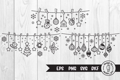 Hanging christmas svg, Christmas toys deciration SVG dadan_pm 