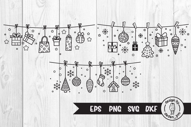 Hanging christmas svg, Christmas toys deciration SVG dadan_pm 