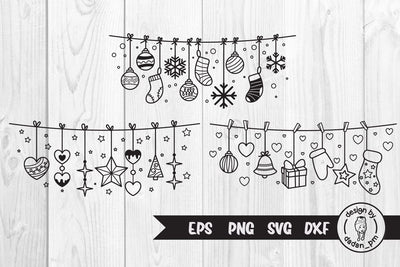Hanging christmas svg, Christmas toys deciration SVG dadan_pm 