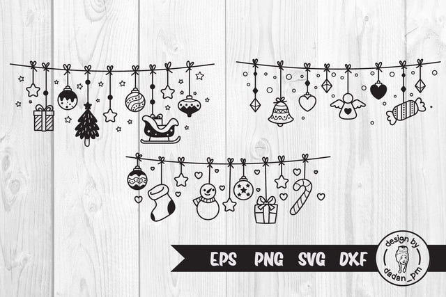 Hanging christmas svg, Christmas toys deciration SVG dadan_pm 