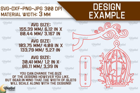 Hanging Decorative Sign SVG. Signboard Laser Cut SVG Evgenyia Guschina 