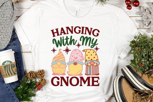 hanging with my gnome SVG Angelina750 