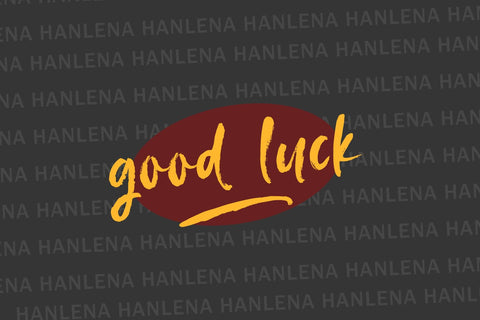 Hanlena Brush Font gatype 